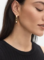 Metal Hoop Earrings