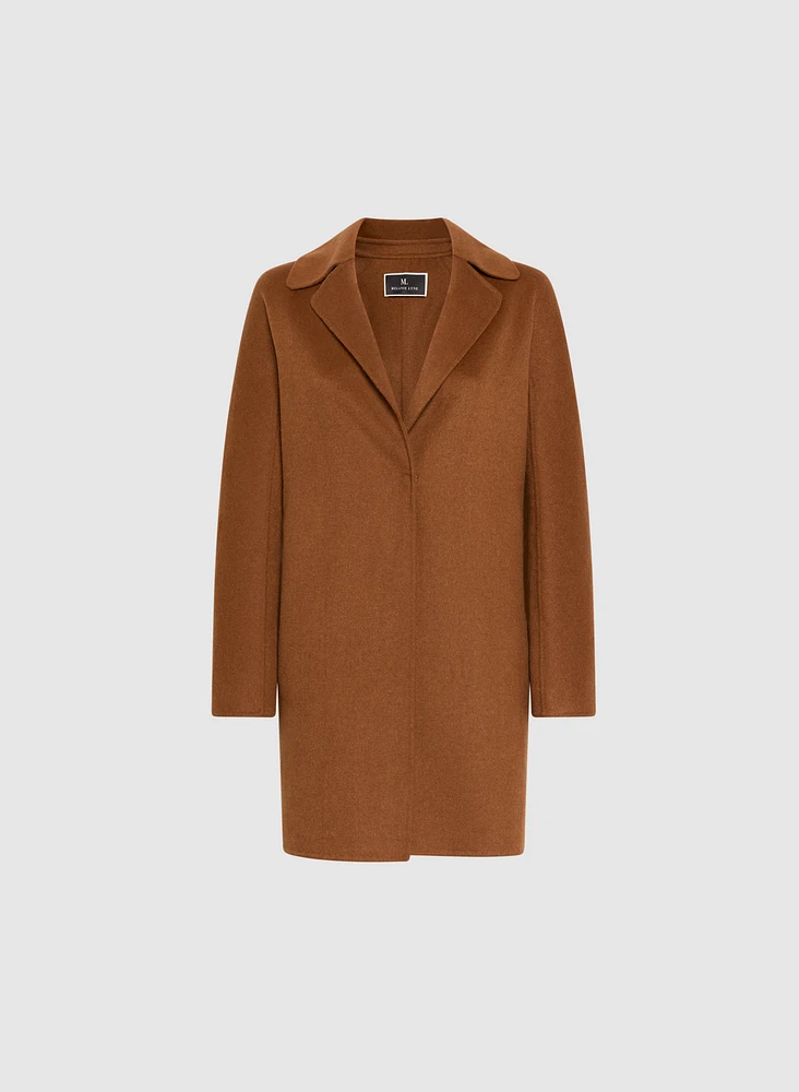 Notch Collar Wool-Blend Coat