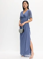 Robe de soirée scintillante à perles