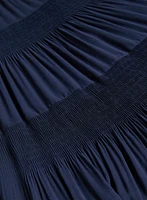 Jupe maxi en chiffon plissée