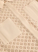 Blouse à détails brodés