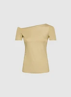 Asymmetrical Neck T-Shirt