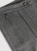 Pantalon droit à plis avant