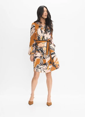 Floral Shirt Dress