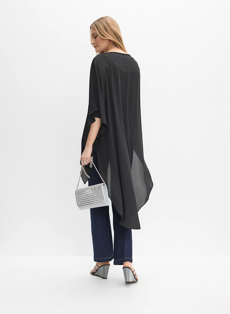 Chiffon Asymmetric Tunic Top