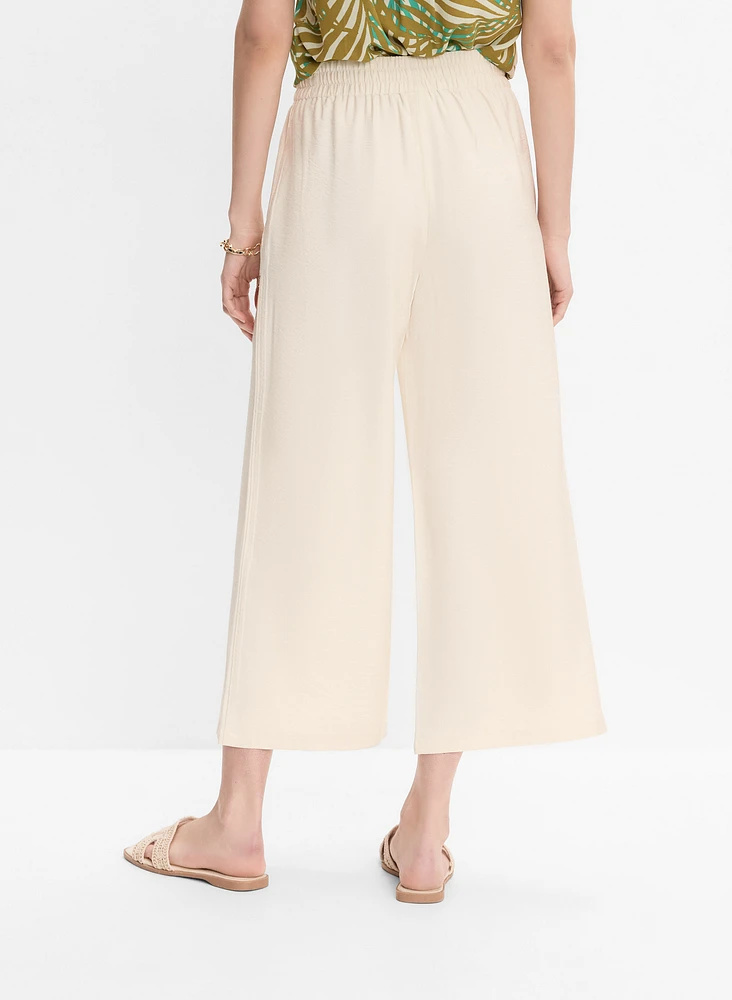 Crinkle Modal Capris
