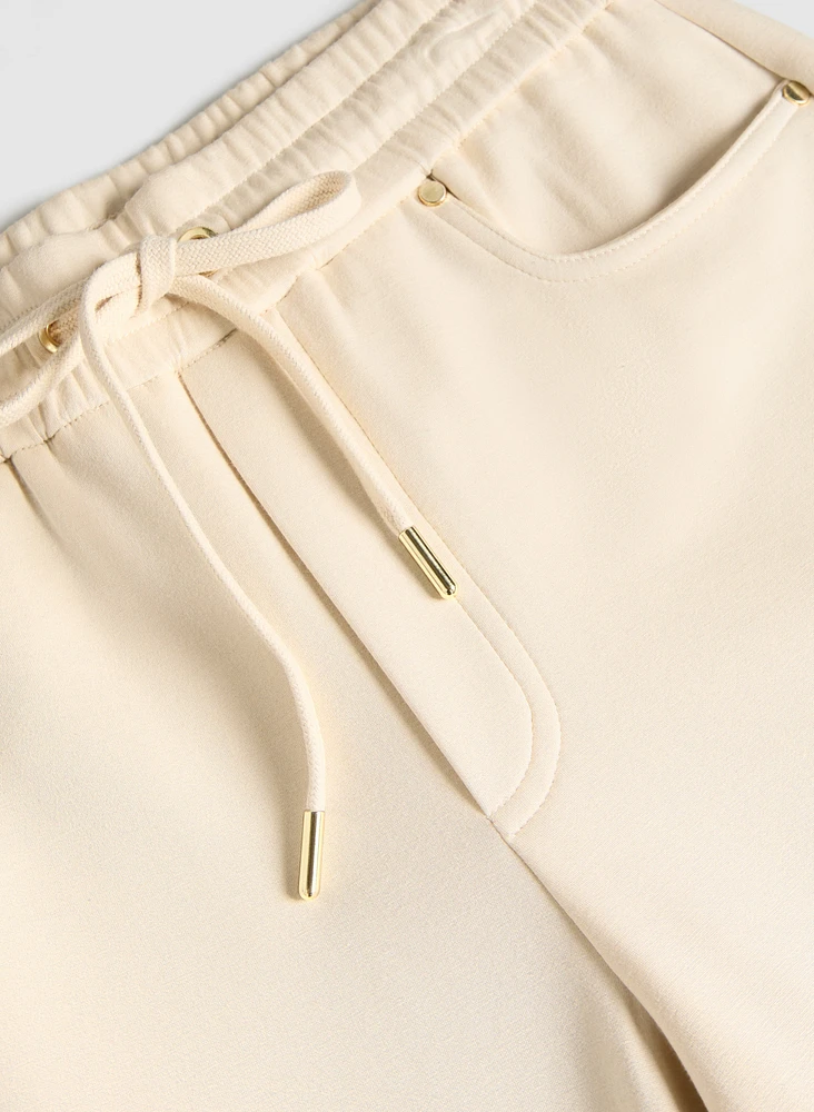 Pantalon style jogger à enfiler
