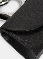 Irregular Top Handle Clutch