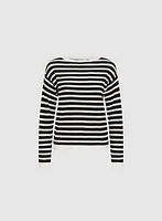 Stripe Knit Pullover