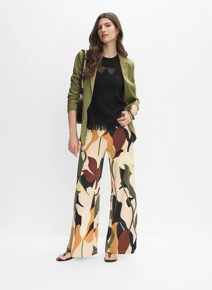 Pantalon abstrait à enfiler