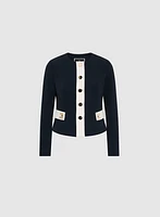 Contrast Trim Jacket