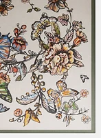 Butterfly & Floral Scarf