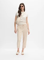 Smocked Hem T-Shirt
