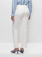 High-Rise Straight Leg Jeans