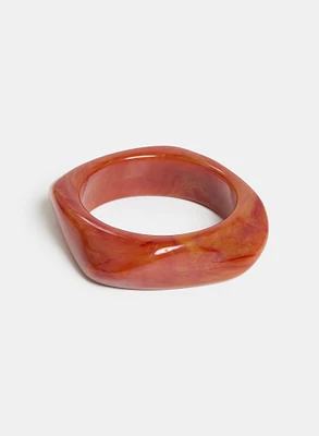 Bracelet carré en résine marbrée