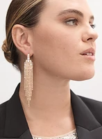 Cubic Zirconia Chandelier Earrings