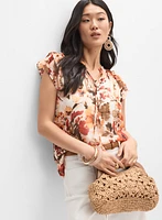 Floral Chiffon Blouse