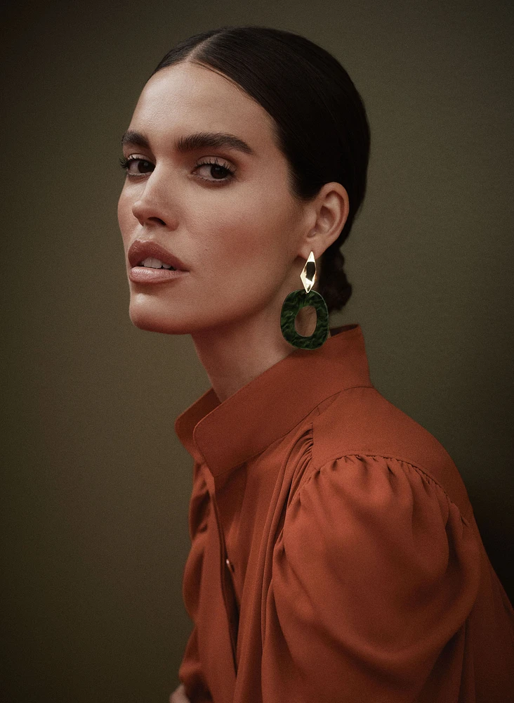 Resin Dangle Earrings