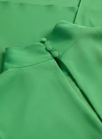 Robe à ourlet asymétrique