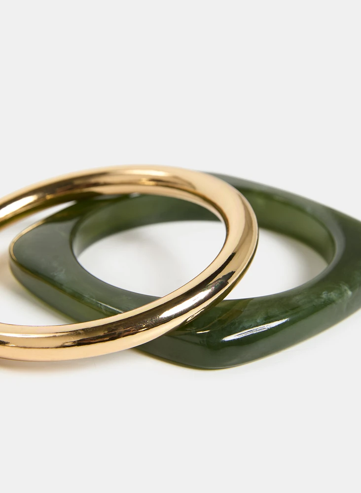 Two-Piece Bangle Set