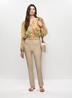 Pantalon à jambe étroite enfiler