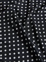 Robe à pois en chiffon