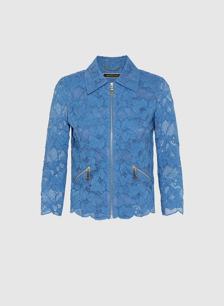 Lace Zip Jacket