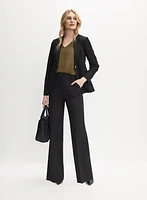 Blouse sans manches en crêpe