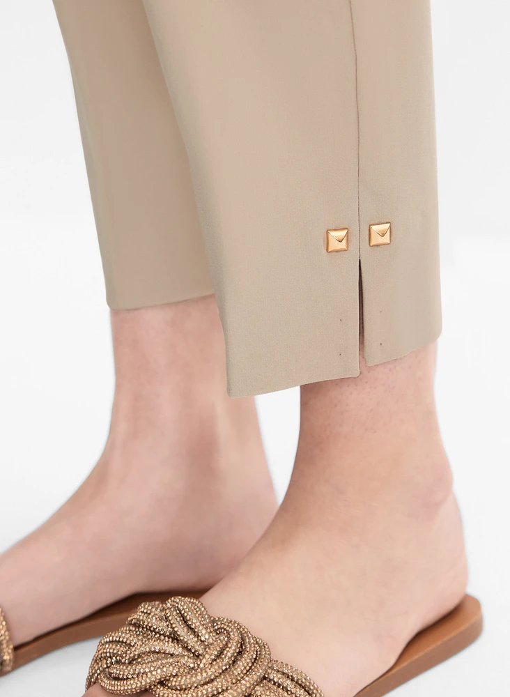 Pantalon à jambe étroite enfiler