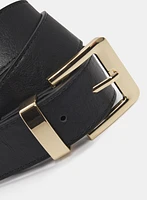 Ceinture à boucle carrée