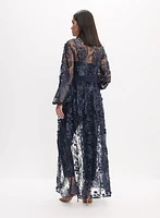 Floral Appliqué Jumpsuit