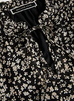 Floral Print Chiffon Blouse