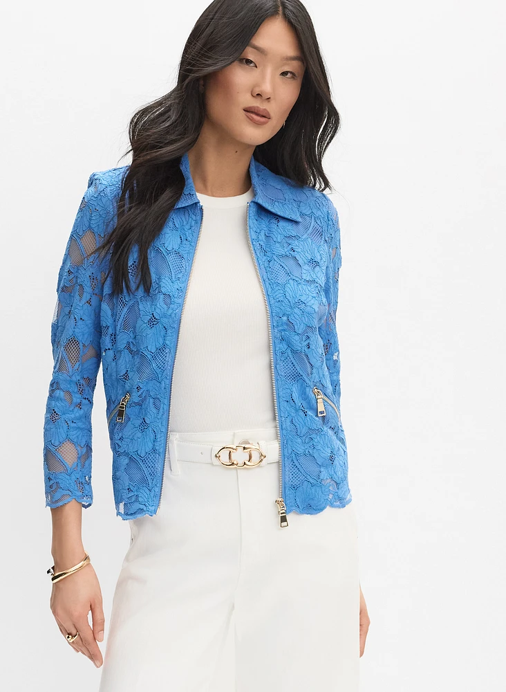 Lace Zip Jacket