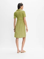 Robe à col chemisier