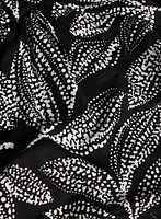 Sleeveless Leaf Print Top