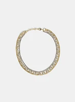 2-Toned Layered Chain Necklace