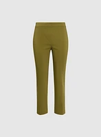 Cropped Slim-Leg Pants