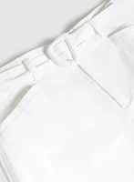 Cotton Straight-Leg Pants