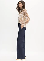 Pantalon Soho en denim à jambe large