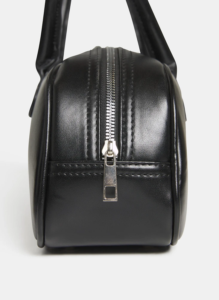 Vegan Leather Baguette Bag
