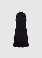Sleeveless Crepe Dress