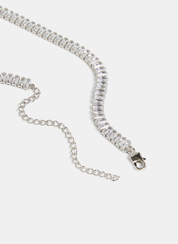 Baguette Stone Necklace