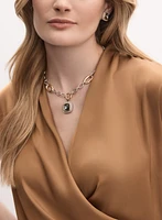 Satin Wrap-Over Top