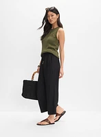 Crinkle Modal Capris
