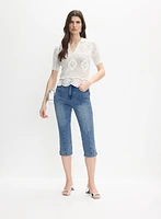 Crochet Knit Pullover