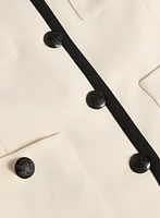 Contrast Trim Jacket