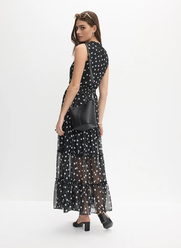 Polka Dot Maxi Dress