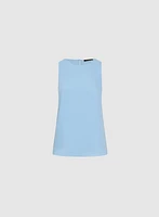 Sleeveless Crepe Blouse