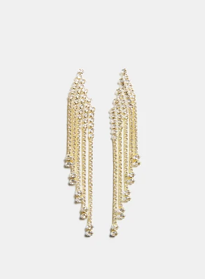 Boucles d'oreilles en cascade