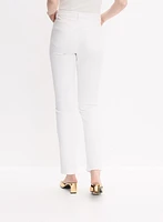Straight-Leg Ankle Jeans